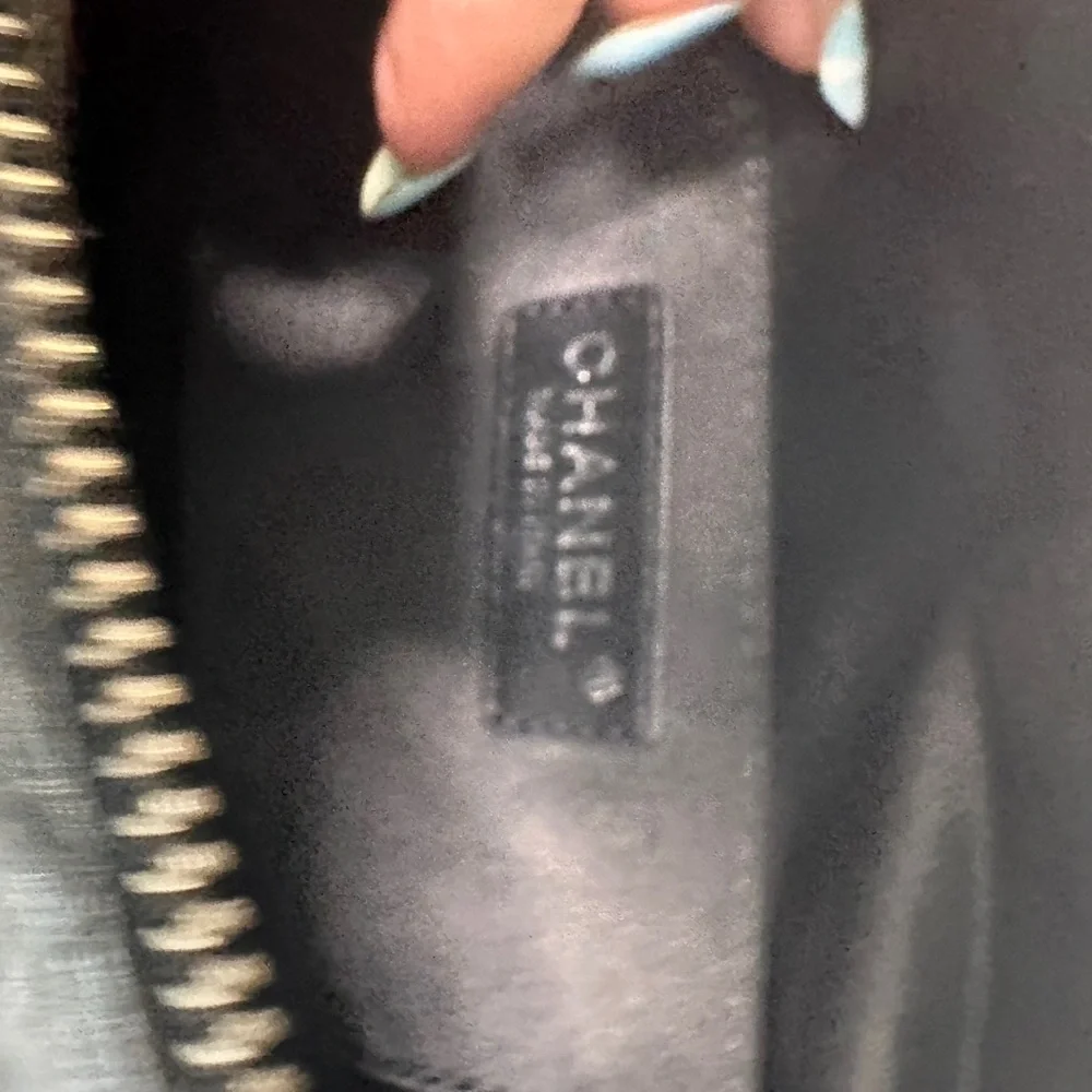 CHANEL  Black Quilted Crossbody Bag with Chain - Picture 11 of 14